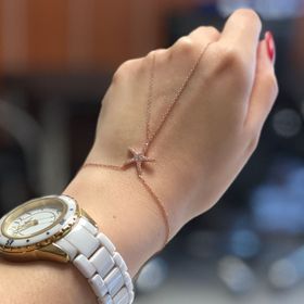 Glorria VK1093 Rose Deniz Yıldızı Gümüş Kadın Şahmeran