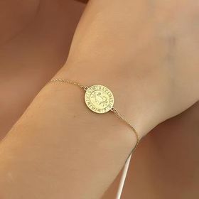 Glorria Yengeç Burcu 925 Ayar Gümüş Bileklik