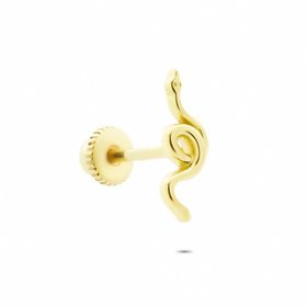 Glorria Yılan Helix 14 Ayar Altın Piercing