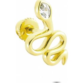Glorria Yılan Helix 14 Ayar Altın Piercing