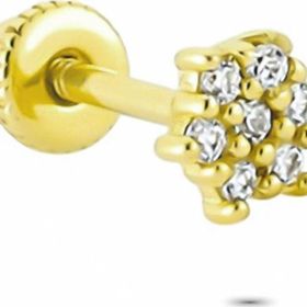 Glorria Yıldız Helix 14 Ayar Altın Piercing