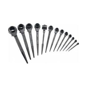 Glory 17x19 mm Çift Ölçü Kazıklı Cırcırlı Lokma Anahtar