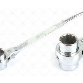 Glory 17x19 mm Kromajlı Kazıklı Cırcırlı Lokma Anahtar