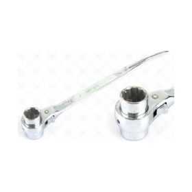 Glory 17x19 mm Kromajlı Kazıklı Cırcırlı Lokma Anahtar
