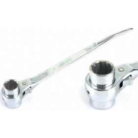 Glory 19x21 mm Kromajlı Kazıklı Cırcırlı Lokma Anahtar
