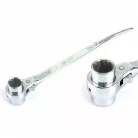 Glory 19x21 mm Kromajlı Kazıklı Cırcırlı Lokma Anahtar