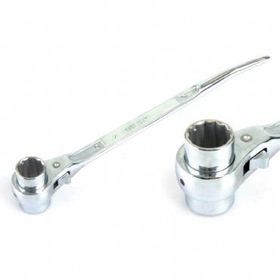 Glory 19x21 mm Kromajlı Kazıklı Cırcırlı Lokma Anahtar