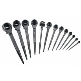 Glory 19x22 mm Çift Ölçü Kazıklı Cırcırlı Lokma Anahtar