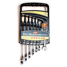 Glory HL9323 7'li Triple Cırcır Anahtar Takımı