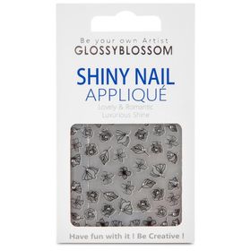 Glossy Blossom 45257 Floral Garden Midnight Tırnak Sticker
