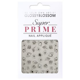 Glossy Blossom 45257 Floral Garden Midnight Tırnak Sticker