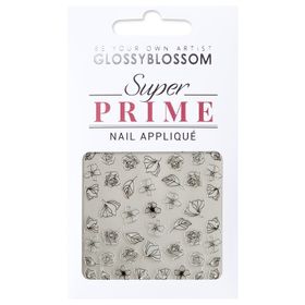 Glossy Blossom 45257 Floral Garden Midnight Tırnak Sticker