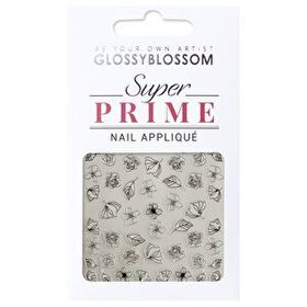 Glossy Blossom 45257 Floral Garden Midnight Tırnak Sticker