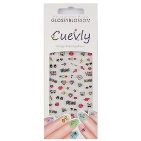 Glossy Blossom 966760 Cuevly Tırnak Süsleme Sticker