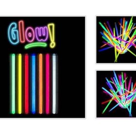 Glow Fosforlu Stick 20 cm 10 Adet Kırılan Çubuk