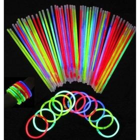 Glow Stick 100 Adet Kırılan Fosforlu Çubuk Bileklik