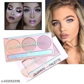 Glowing Nice 04 Palette Highlighter 3'lü Aydınlatıcı