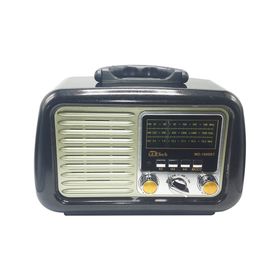Glr MD-1900BT Siyah Bluetooth Hoparlörlü Nostaljik Radyo