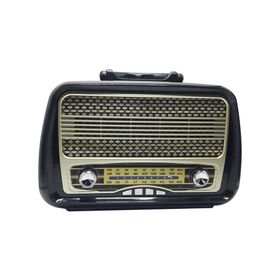 Glr MD-1902BT Siyah Bluetooth Hoparlörlü Nostaljik Radyo