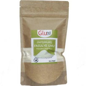Gluno 250 gr Glutensiz Önpişirilmiş Fasulye Unu