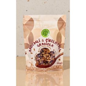 Glutensiz Fabrika 200 gr Bademli ve Çikolatalı Karabuğday Granola