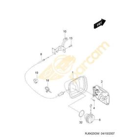 GM Chevrolet Lacetti Depo Dış Kapağı