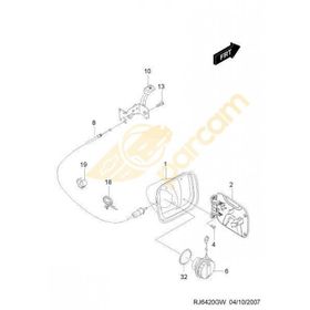 GM Chevrolet Lacetti Depo Dış Kapağı