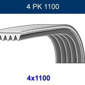 GMB GPK 4PK1100 Kanallı Kayış