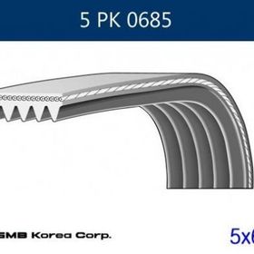 GMB GPK 5PK0685 Kanallı Kayış