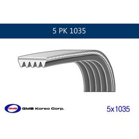 GMB GPK 5PK1035 Kanallı Kayış