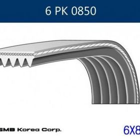 GMB GPK 6PK0850 Kanallı Kayış