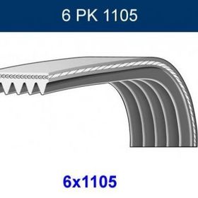 GMB GPK 6PK1105 Kanallı Kayış