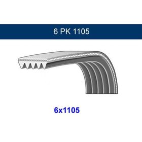 GMB GPK 6PK1105 Kanallı Kayış