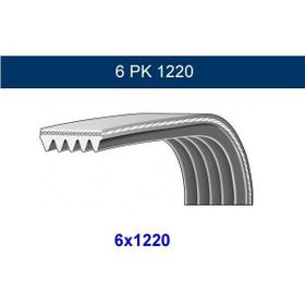 GMB GPK 6PK1220 Kanallı Kayış