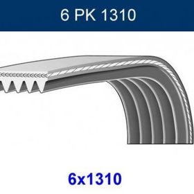 GMB GPK 6PK1310 Kanallı Kayış