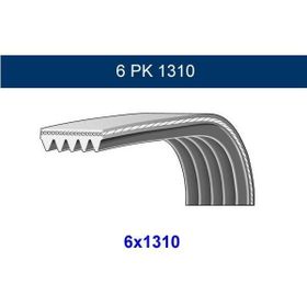 GMB GPK 6PK1310 Kanallı Kayış