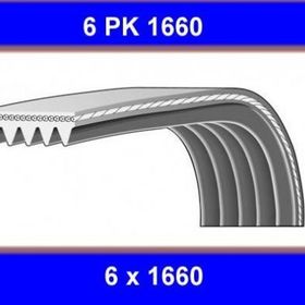 GMB GPK 6PK1660 Kanallı Kayış
