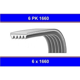 GMB GPK 6PK1660 Kanallı Kayış