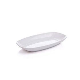 GMB K-47 Nazen Termoset Kırılmaz 34 cm Oval Kayık Tabak + GMB Nazen Termoset Kırılmaz 32 cm Oval Kayık Tabak