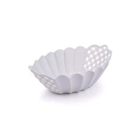 GMB Nazen K-49 12 Adet Termoset Kırılmaz 21x32 cm Oval Ekmek Sepeti