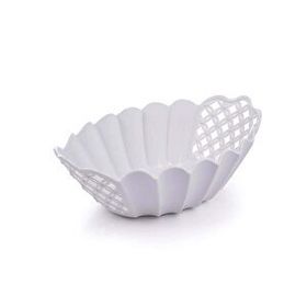 GMB Nazen K-49 12 Adet Termoset Kırılmaz 21x32 cm Oval Ekmek Sepeti