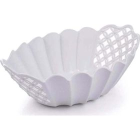 GMB Nazen K-49 12 Adet Termoset Kırılmaz 21x32 cm Oval Ekmek Sepeti