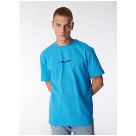 Gmg Fırenze GU24MSS03010 Bisiklet Yaka Mavi Erkek T-Shirt