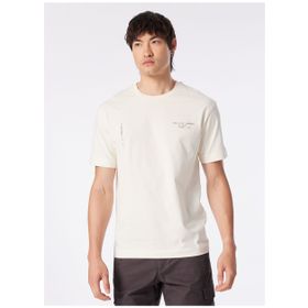 Gmg Fırenze GU24MSS03023 Bisiklet Yaka Ekru Erkek T-Shirt