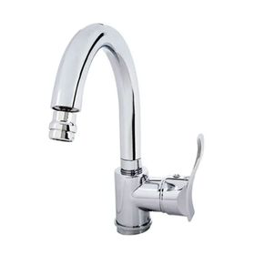 GMS AKD101 Akdeniz Gri Mix Kuğu Lavabo Bataryası