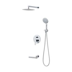 GMS ANK007 Ankastre Yuvarlak 3 Yönlü Banyo Duş Bataryası