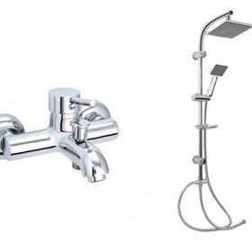 GMS Çağla Banyo Bataryası Ve Karine Yağmurlama Tepe Duş Takım Seti