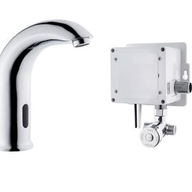 GMS FT013 Çift Girişli Fotoselli Sensörlü Lavabo Musluk Bataryası