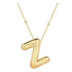 GMS Gold Balon Z Harfi Kadın Gümüş Kolye