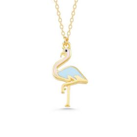 GMS Gold Flamingo Kadın Gümüş Kolye